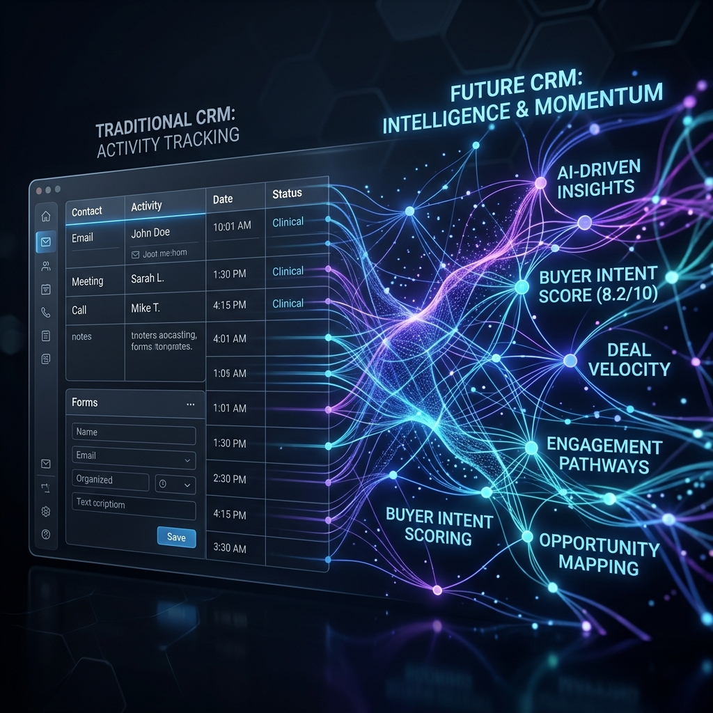 Traditional CRMs Tracked Seller Activity. AI-Native CRMs Are Trying to Model Buyer Intent